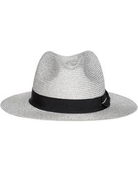 Le Tricot Perugia - Accessoires ,Veelkleurig ,Zilver Lurex Panama Hoed - Lyst