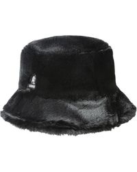 Kangol - Faux fur bucket hat - Lyst