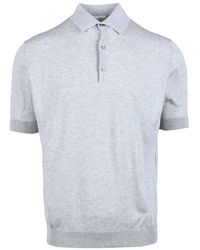 FILIPPO DE LAURENTIIS - Baumwoll Polo Gestricktes Modell Hemd - Lyst