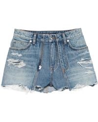 Alexander Wang - Denim Shorts - Lyst