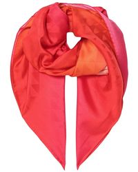 Prada - Fuchsia Printed Foulard - Lyst