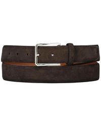 Santoni - Verstelbare Suède Riem - Lyst