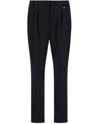 Herno - Fluid Wool Broeken - Lyst
