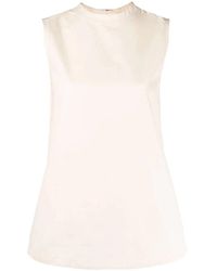 Jil Sander - Sleeveless Tops - Lyst
