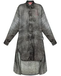 DIESEL - Shirt Dresses - Lyst