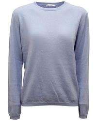 Kangra - Truien & Vesten ,Blauw ,Kasjmier Kasjmiertrui Made - Lyst