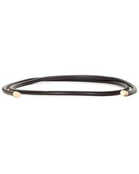 Oltre - Tubular Genuine Leather Belt - Lyst