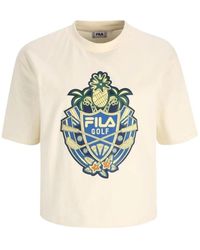 Fila - Kurzarm baumwoll logo t-shirt - Lyst