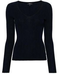 Theory - V-Neck Knitwear - Lyst