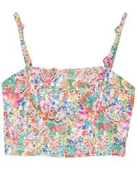 FARM Rio - Sleeveless Tops - Lyst