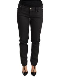 Ermanno Scervino - Low waist skinny slim trouser cotton jeans - Lyst