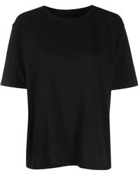 KHAITE - Mae Logo-Appliqué T-Shirt - Lyst