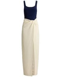 Ralph Lauren - Maxi-Jurk Met Gedraaid Detail - Lyst