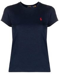 Ralph Lauren - Cruise navy t-shirt - Lyst