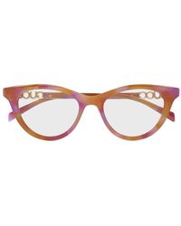 Gucci - Brillen Gg2034 O 004 Rosa/Klar Damen - Lyst