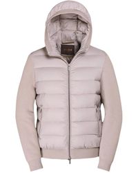 Moorer - Jassen ,Katoen Lenz-S3L Pearl Bomber Jacket - Lyst