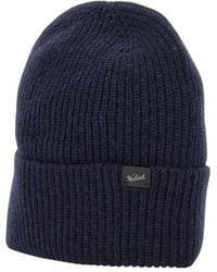 Woolrich - Merino Wool Ribbed Beanie - Lyst