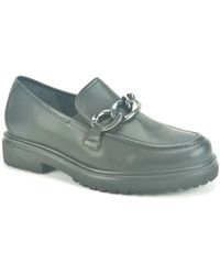Gabor - Schoenen ,Groen ,Zwarte Leren Mocassin Schoen - Lyst