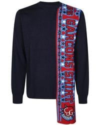 Comme des Garçons - Graphic Knit Sweater - Lyst