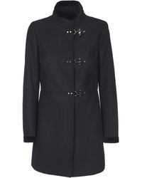 Fay - Coats > single-breasted coats - Lyst
