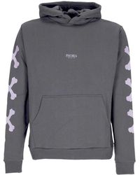 PHOBIA ARCHIVE - Hoodies & Sweatvesten ,Grijs ,Katoen Cross Bones Hoodie - Lyst