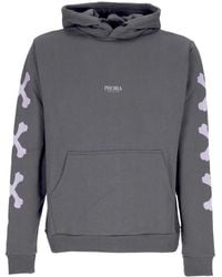 PHOBIA ARCHIVE - Hoodies & Sweatvesten ,Grijs ,Katoen Cross Bones Hoodie - Lyst