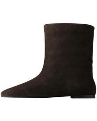 L37 - Schoenen ,Bruin ,Leer Belong To The Night Enkellaarsjes - Lyst