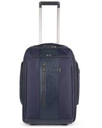 Piquadro - Laptop- Und Ipad-Trolley-Rucksack Aus Recyceltem Stoff - Lyst