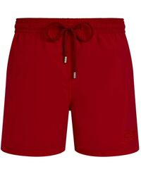 Vilebrequin - Badmode ,Rood ,Swim Shorts Water-Reactive Ronde Des Tortues - Lyst