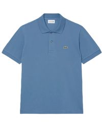 Lacoste - Tops ,Blauw ,Katoen L.12.12 Light Polo - Lyst