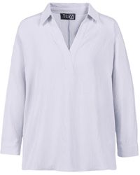 Tuzzi - Relaxte Bluse Mit V-Ausschnitt - Lyst