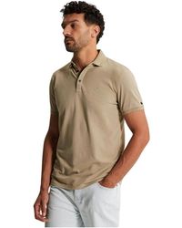 Cast Iron - Polo Met Korte Mouwen Slim Fit Fijn Pi - Lyst