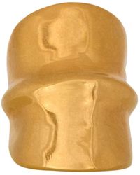 Balmain - Messing Bambus Ring - Lyst