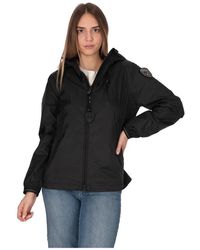 Blauer - Jassen ,Zwart ,Katoen Anawan Jacket - Lyst