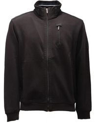 Bugatti - Hoodies & Sweatvesten ,Zwart ,Katoen Katoenen Sweatshirt Model 75120 - Lyst