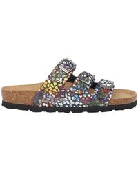 Rohde - Schoenen ,Veelkleurig ,Blauwe Mix Damessandaal - Lyst