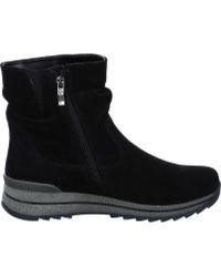 Ara - Eleganter Schwarzer Velours Stiefelette - Lyst