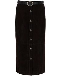 Self-Portrait - Leather Skirts - Lyst
