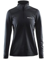 C.r.a.f.t - Fitness ,Zwart ,Snelle Halfzip - Lyst