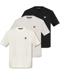 Palm Angels - Marken-t-shirt dreierpack - Lyst
