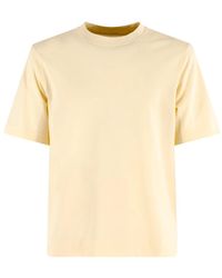 Circolo 1901 - Gelbes jersey t-shirt regular fit - Lyst