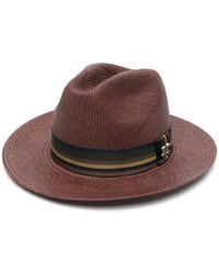 Max Mara - Bruine Druppelkroonhoed Met Lint - Lyst