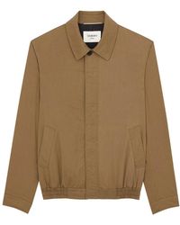 Saint Laurent - Jassen ,Bruin ,Katoen Cassandre Short Jacket - Lyst