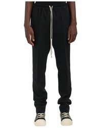 Rick Owens - Pantaloni Drawstring Slim Long - Lyst