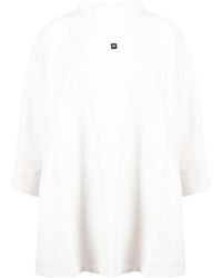 Yeezy - Tops ,Wit ,Katoen Logo Print Oversized T-Shirt - Lyst