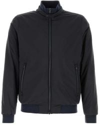 Herno - Jassen ,Blauw ,Nylon Nylon Bomberjack - Lyst