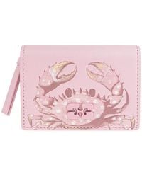 Ganni - Bou Crab-Print Wallet - Lyst