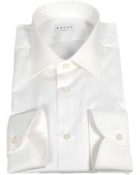 Xacus - Overhemden ,Wit ,Katoen Klassieke Franse Kraag Overhemd Wit - Lyst