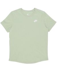 Nike - Fitness ,Groen ,Katoen Sportswear Club T-Shirt - Lyst