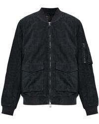AllSaints - Rokko Suède Bomberjack - Lyst